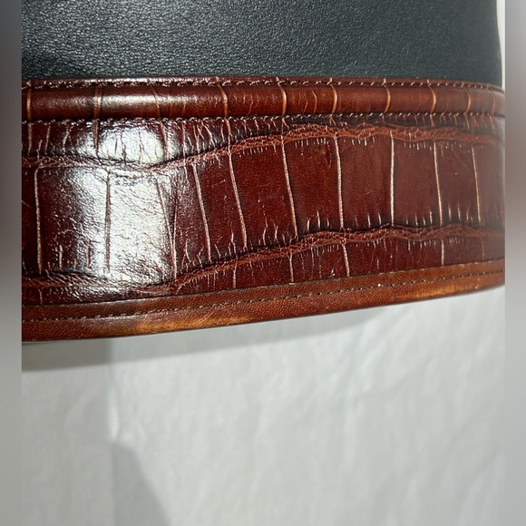 Brighton Little Judy Black and Brown Leather Bag - Picture 8 of 8